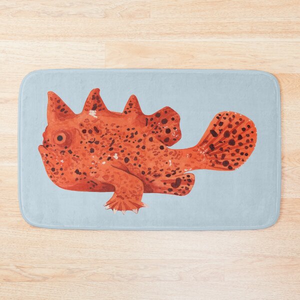 Item preview, FROGFISH-orange designed and sold by BEATRIZ ABAITUA.