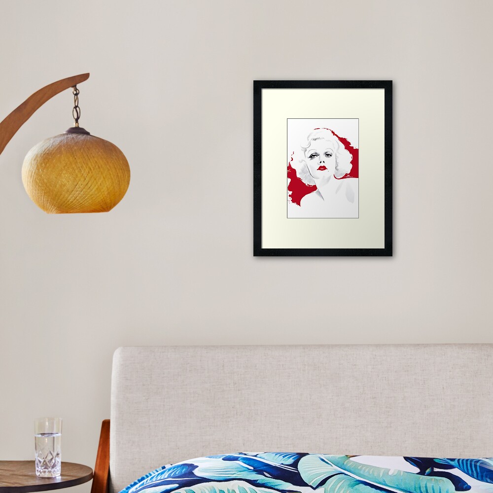 Beauty queen Framed Art Print