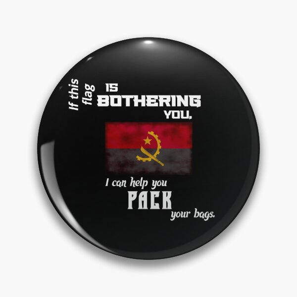 Item preview, Angola flag - pack your bags designed and sold by 2Girls1Shirt.