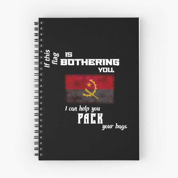 Item preview, Angola flag - pack your bags designed and sold by 2Girls1Shirt.