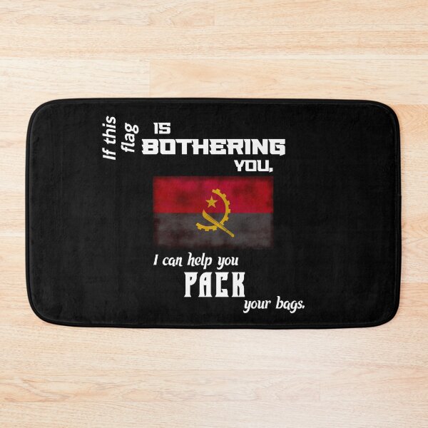 Item preview, Angola flag - pack your bags designed and sold by 2Girls1Shirt.