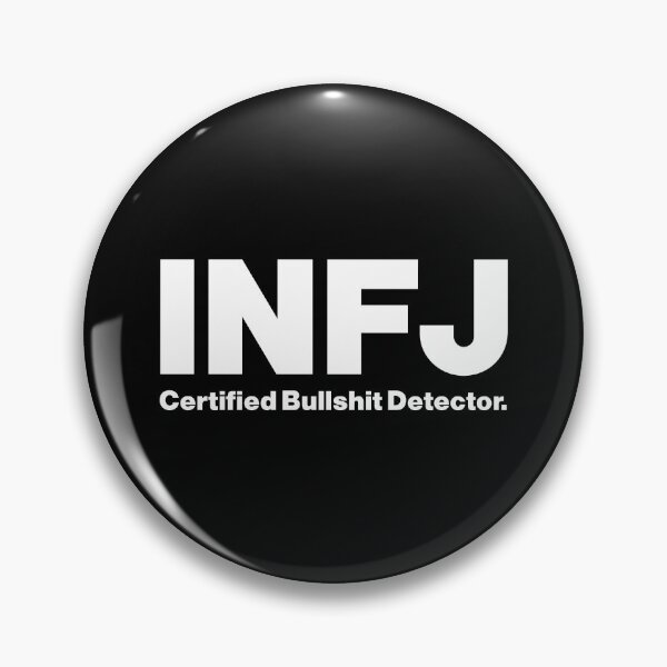 Item preview, INFJ Certified Bullshit Detector (MBTI Merch) designed and sold by lamweixing.