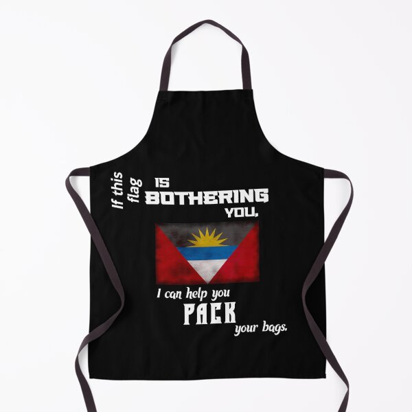 Item preview, Antigua and Barbuda flag - pack your bags designed and sold by 2Girls1Shirt.