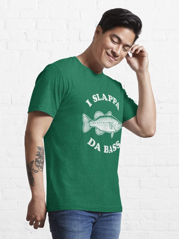 Bass Life Fishing T-Shirt in Black & Green M, L, XL, 2XL, 3XL