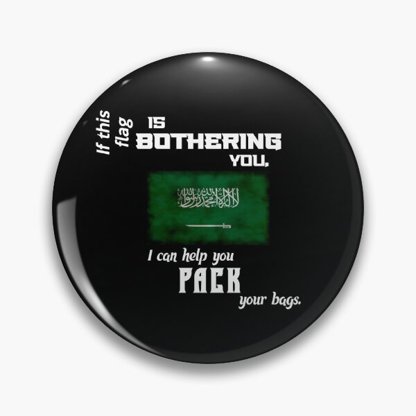 Item preview, Saudi flag - pack your bags designed and sold by 2Girls1Shirt.