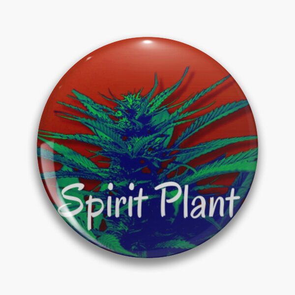 Aperçu de l'œuvre Plante spirituelle sur botanique rouge créée et vendue par Electric Mystic Art Merch.
