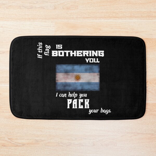 Item preview, Argentinian flag - pack your bags designed and sold by 2Girls1Shirt.