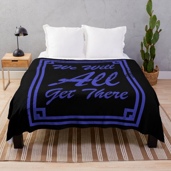 Item preview, We Will All Get There Indigo textured text designed and sold by Qestro.