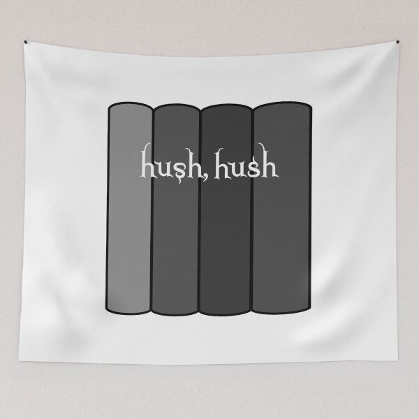 Item preview, Hush, Hush Bookstack designed and sold by doodlesbyCara.