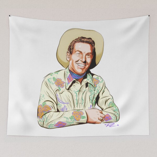 Item preview, Rex Allen - An illustration by Paul Cemmick designed and sold by TIGERDAVER.