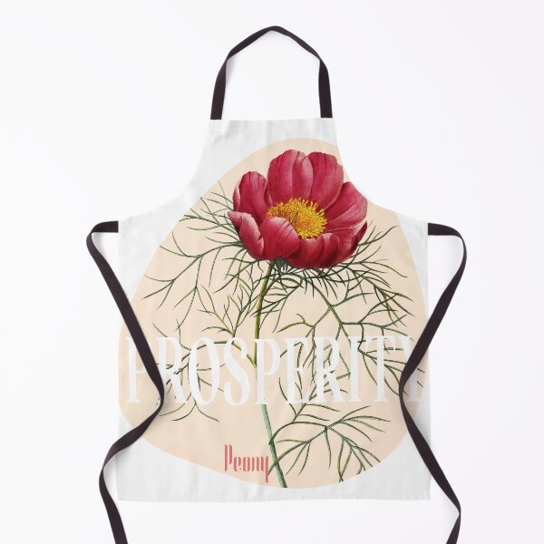 Item preview, Vintage Red Peony, White Prosperity, Symbolic Flower designed and sold by JoyforU.