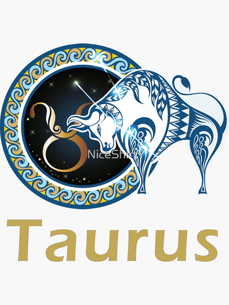 Taurus Zodiac Symbol Sticker