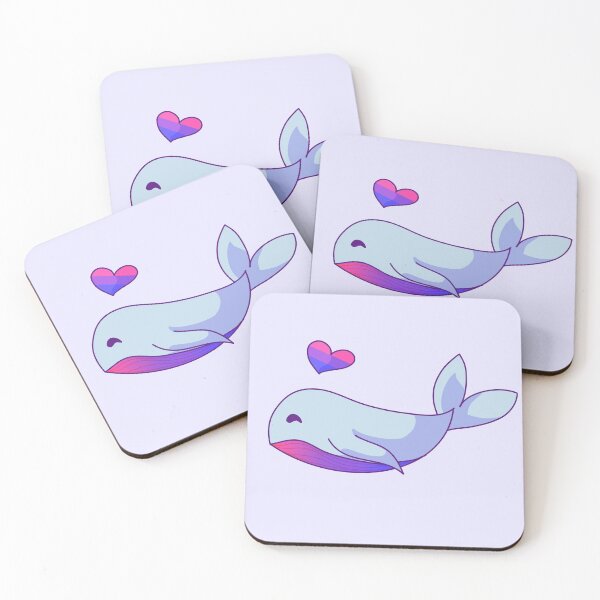 Item preview, Bisexual Pride Space Whale  designed and sold by ForTheFrogWar.