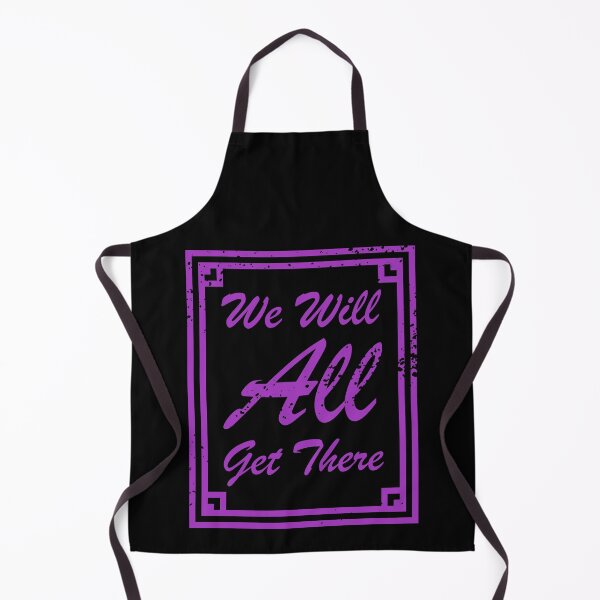 Item preview, We Will All Get There Purple textured text designed and sold by Qestro.