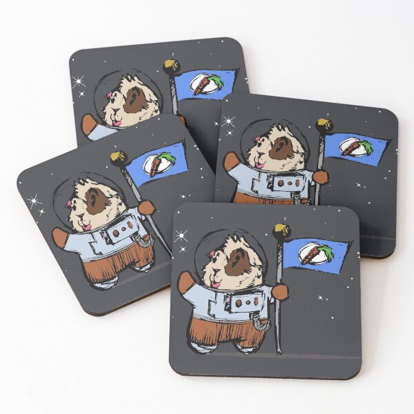Item preview, Astronaut Guinea Pig designed and sold by GuineaPigArt.