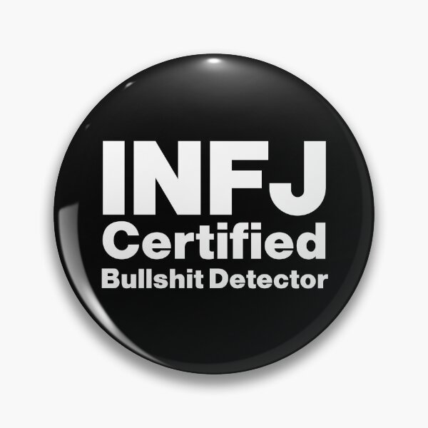 Item preview, INFJ Certified Bullshit Detector 2 (MBTI Merch) designed and sold by lamweixing.