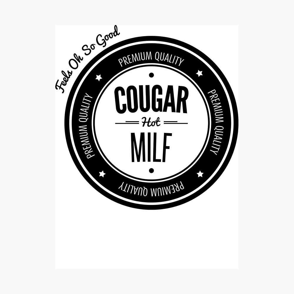 Vintage Retro Cougar Hot Milf T-shirt