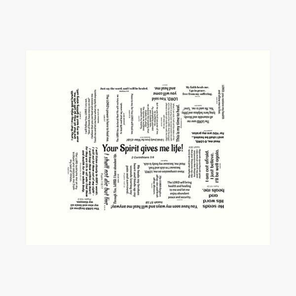 Item preview, Healing Scriptures Blanket - white designed and sold by Bible Verse Blankets.