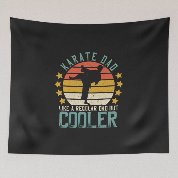 Item preview, Retro Father's Day Karate Dad Like A Regular Dad But Cooler designed and sold by DreamColor.