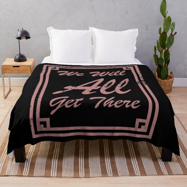 Item preview, We Will All Get There Faded Red textured text designed and sold by Qestro.
