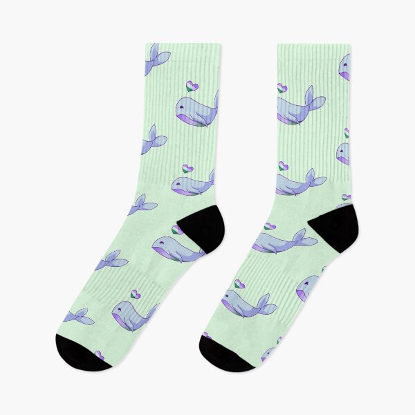 Item preview, Genderqueer Pride Space Whale  designed and sold by ForTheFrogWar.