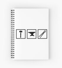 Blacksmith tools Spiral Notebook