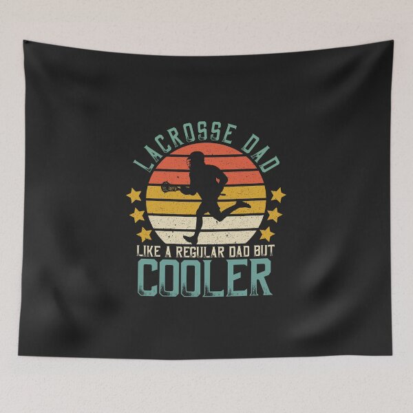 Item preview, Retro Father's Day Lacrosse Dad Like A Regular Dad But Cooler designed and sold by DreamColor.