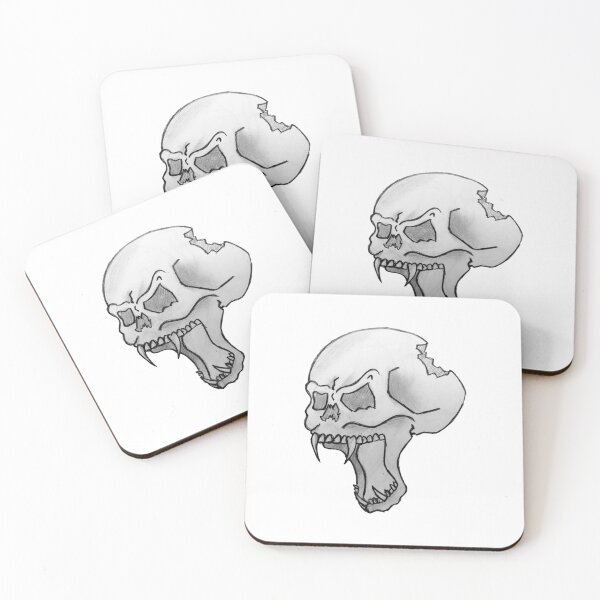 Item preview, Spooky skeleton head designed and sold by MariiaCreation.