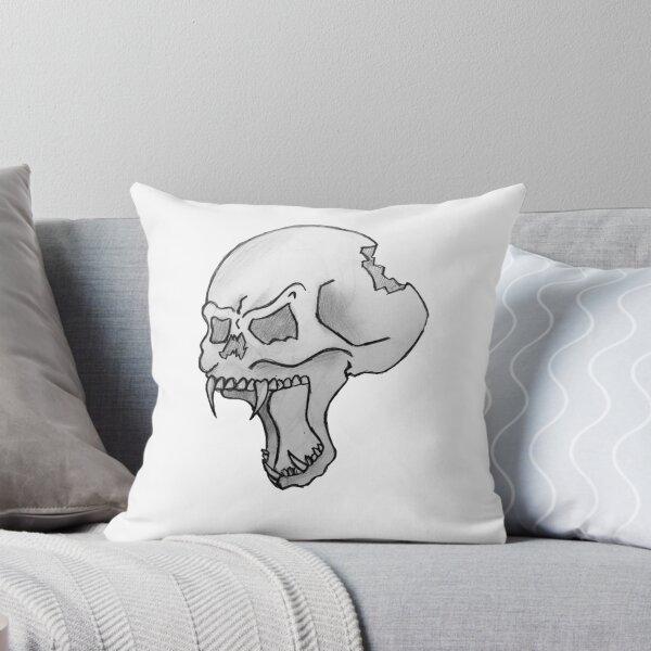 Item preview, Spooky skeleton head designed and sold by MariiaCreation.
