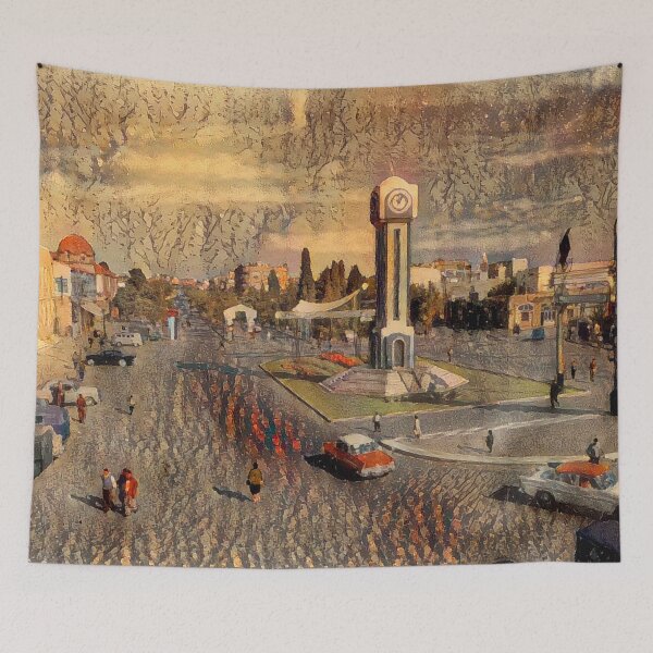 Item preview, Homs New Clock Square (2nd view) - Cortes designed and sold by Homsalgia.