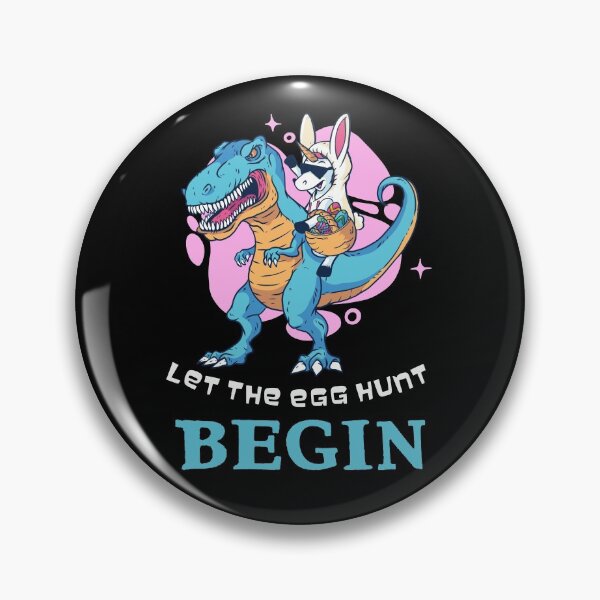 Item preview, Easter T Rex Let the Egg Hunt Begin designed and sold by Frosty1489.