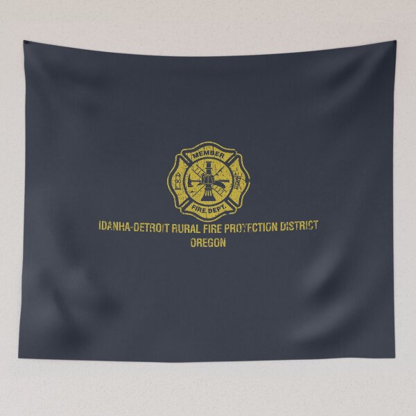 Item preview, Idanha-Detroit Rural Fire 1960 designed and sold by AstroZombie6669.