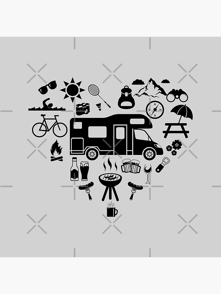 Herz schlägt für Camping und Wohnmobil von Wohnmobil-Liebe