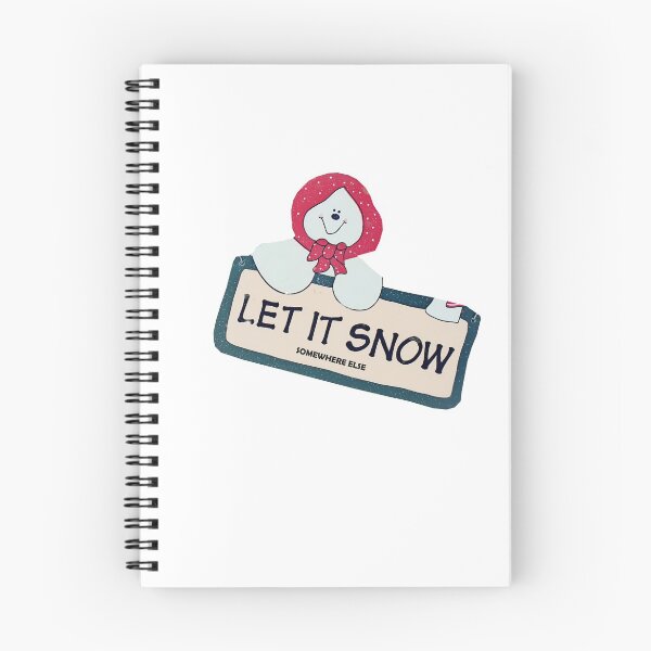 Item preview, Let It Snow Somewhere Else Cartoon  designed and sold by HappyDays-.