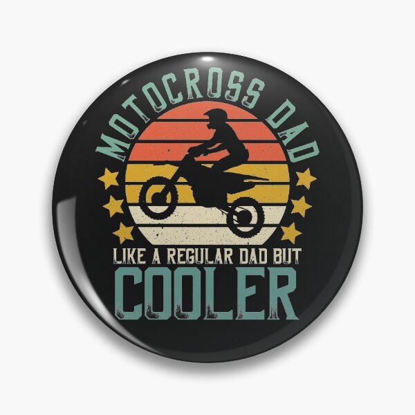 Item preview, Retro Father's Day Motocross Dad Like A Regular Dad But Cooler designed and sold by DreamColor.