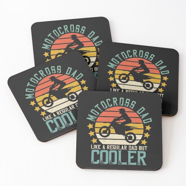 Item preview, Retro Father's Day Motocross Dad Like A Regular Dad But Cooler designed and sold by DreamColor.