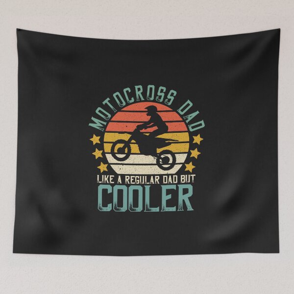Item preview, Retro Father's Day Motocross Dad Like A Regular Dad But Cooler designed and sold by DreamColor.