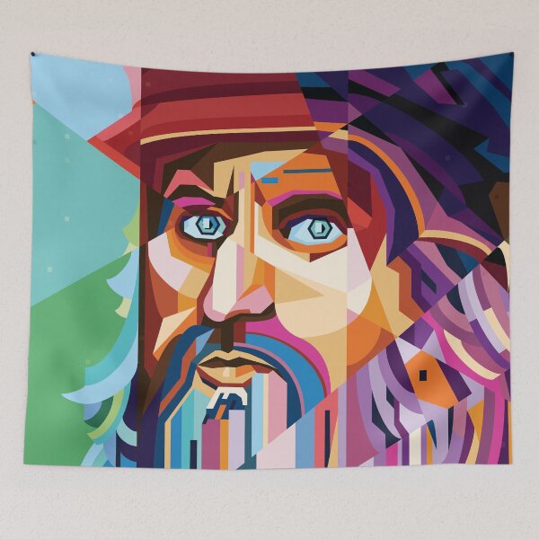 Artikelvorschau, Leonardo DaVinci Pop Art entworfen und verkauft von Mattgyver.
