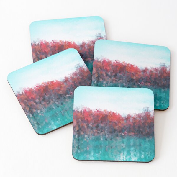 Item preview, red and blue artsy background designed and sold by shokA Design.
