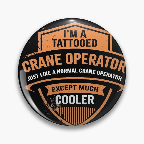 Item preview, Tattooed crane operator designed and sold by ElBeDesigns.