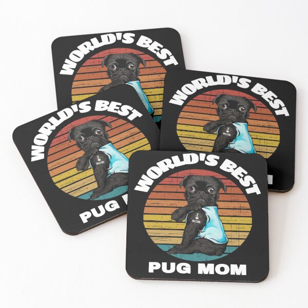 Item preview, WORLD'S BEST PUG MOM designed and sold by THISPUGVIBE.