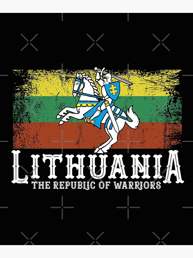 Lithuanian Flag Coat Of Arms Knight T-Shirt