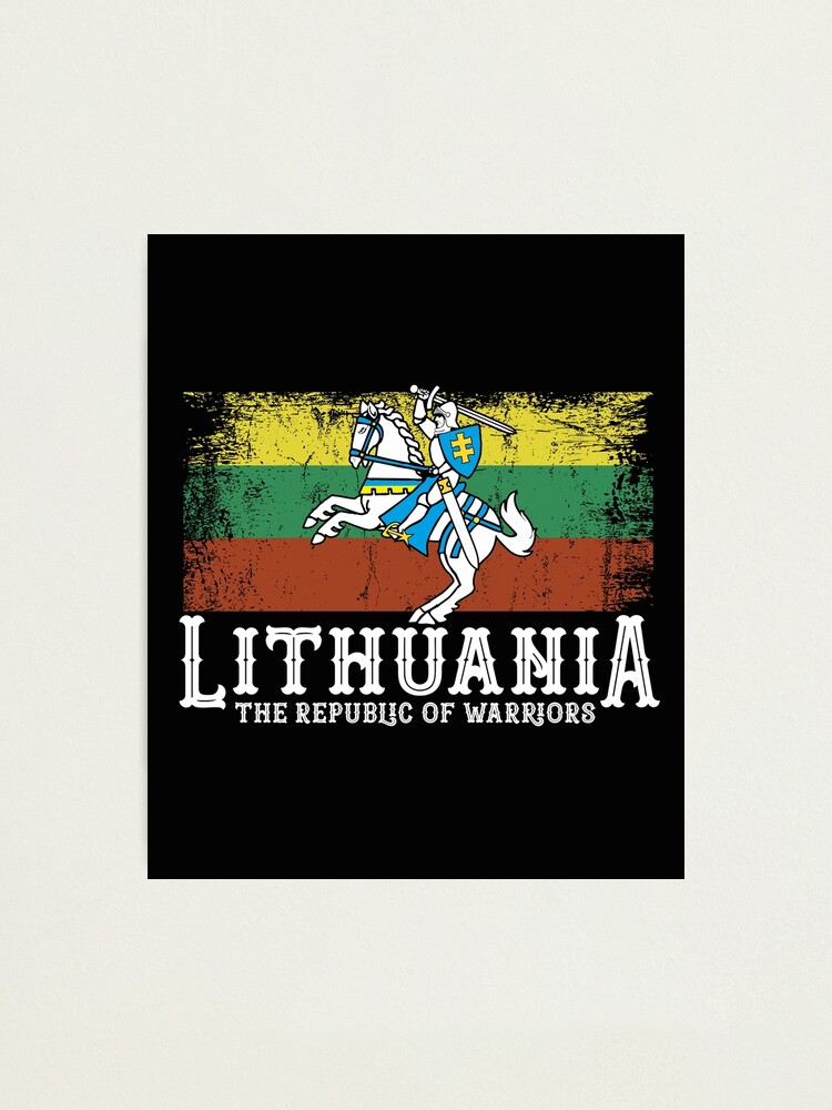 Lithuanian Flag Coat Of Arms Knight T-Shirt