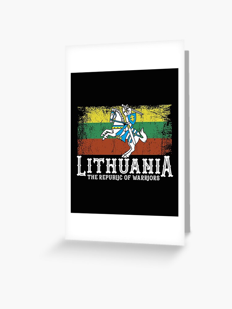 Lithuanian Flag Coat Of Arms Knight T-Shirt