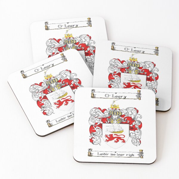 Item preview, O'Leary Family Crest and Motto designed and sold by Hibernia29.