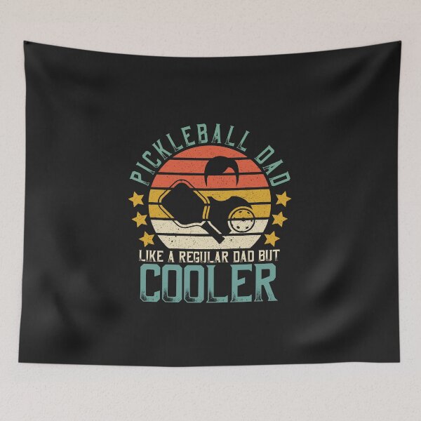 Item preview, Retro Father's Day Pickleball Dad Like A Regular Dad But Cooler designed and sold by DreamColor.