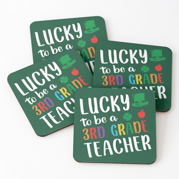 Item preview, Lucky to be a 3rd Grade Teacher - St Patrick's Day designed and sold by K-icon.
