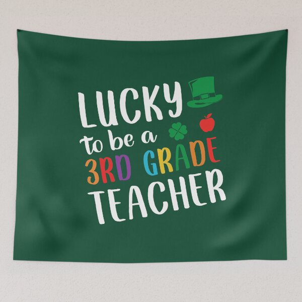 Item preview, Lucky to be a 3rd Grade Teacher - St Patrick's Day designed and sold by K-icon.
