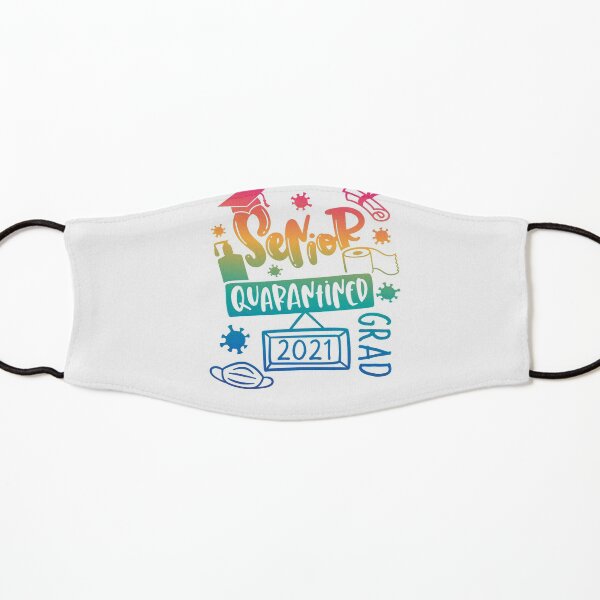 Senior Graduation 12th Grade 2021 Graduate Quarantine Edition Kids Mask