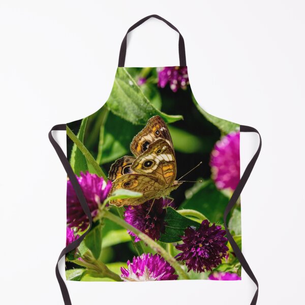 Item preview, Buckeye Butterfly On Globe Amaranth designed and sold by mljdwhite.